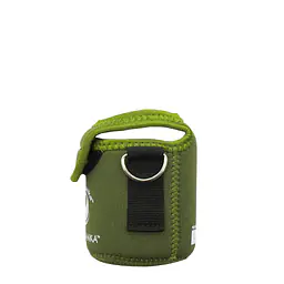 ecotanka teenyKOOLER 350ml Neutral Green insulated bottle cover with adjustable strap