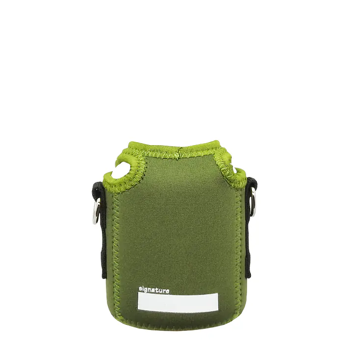 ecotanka teenyKOOLER 350ml Neutral Green insulated bottle cover with adjustable strap