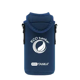 ecotanka miniKOOLER 600ml Dark Blue insulated bottle cover with adjustable strap