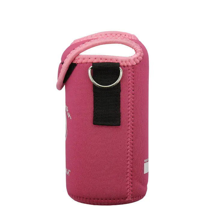 ecotanka miniKOOLER 600ml Pink insulated bottle cover with adjustable strap
