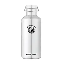 ecotanka thermoTANKA 1200ml double-wall vacuum insulated stainless steel water bottle with eco-friendly modern stainless steel lid, keeps drinks hot or cold for hours, reusable and BPA-free.