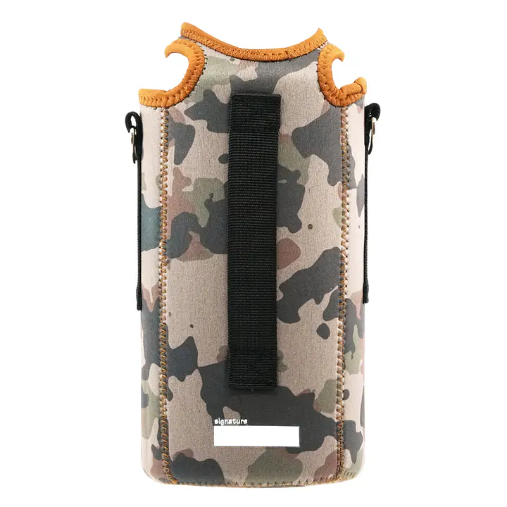ecotanka megaKOOLER 2000ml Camo insulated bottle cover for large stainless steel bottles