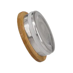 Bamboo and stainless steel lid for the ChillMate 350ml S insulated cup